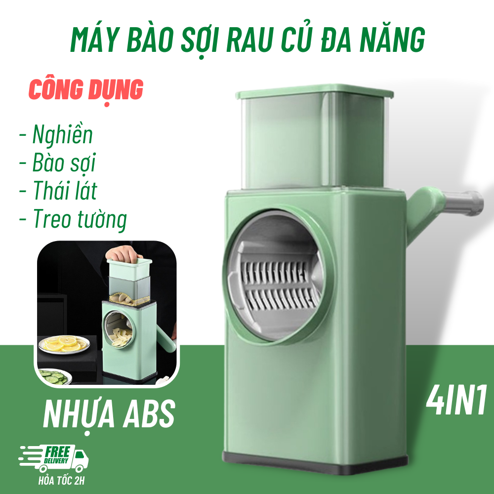 Máy bào sợi rau củ đa năng - máy thái lát, nạo rau củ quả tiện lợi, dụng cụ thái rau củ quả vegetable cutter - máy cắt rau củ quả đa năng, máy bào rau củ, máy thải hành tỏi, máy cắt rau củ, máy bào sợi - giadungbv247