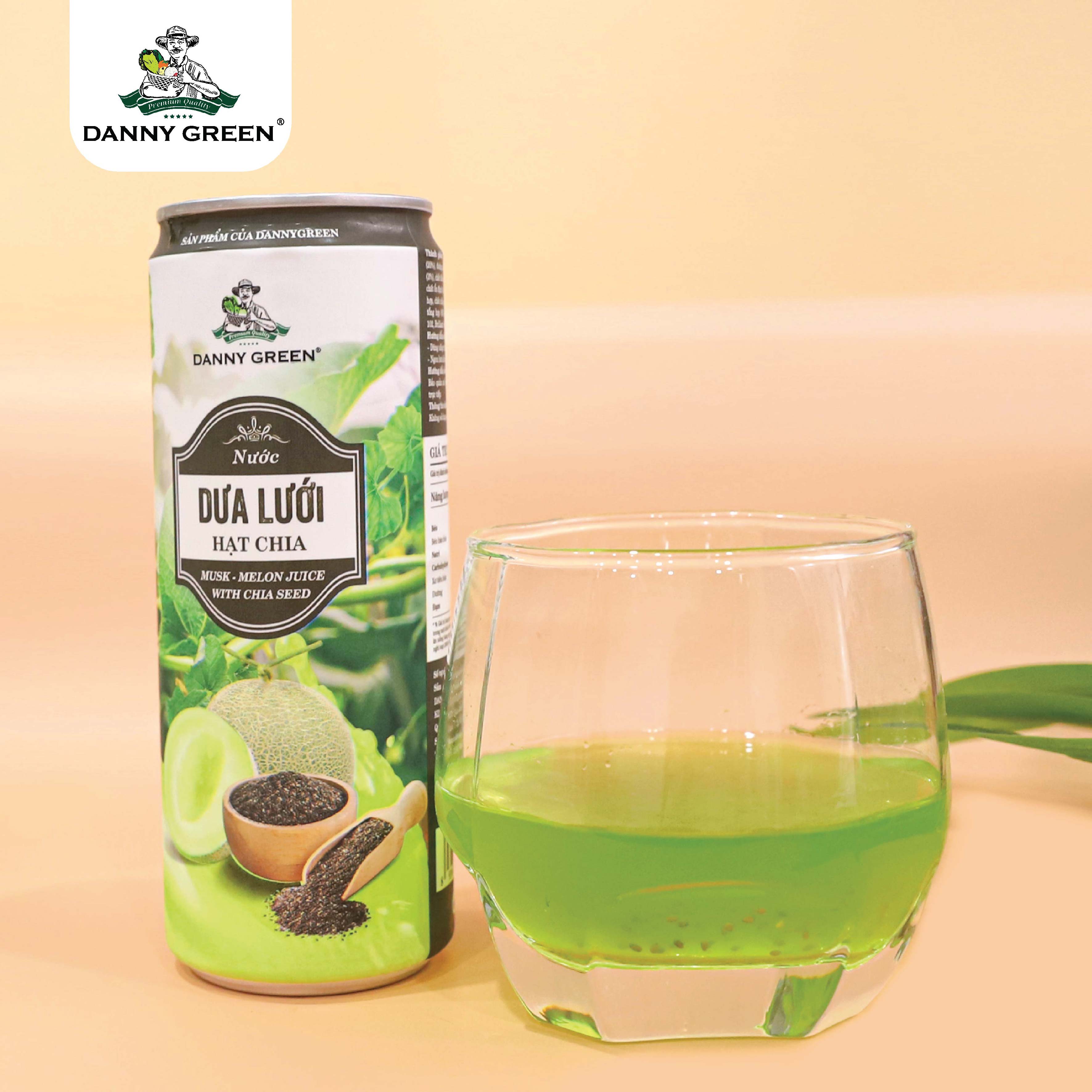Nước Dưa Lưới Hạt Chia DannyGreen