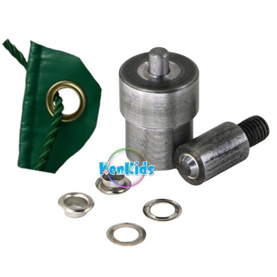 Bộ cối đóng khoen ore cho máy đóng khuy bạt , khuôn dập khoen oze mắt cáo - 1 bộ