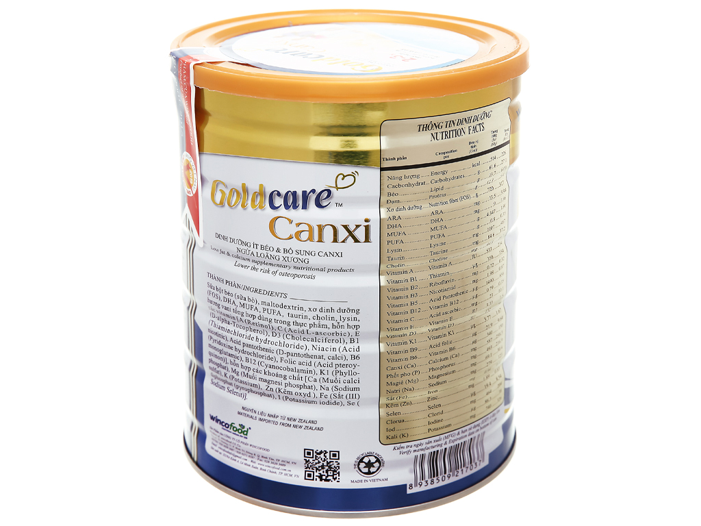 Sữa bột GoldCare Canxi 800g
