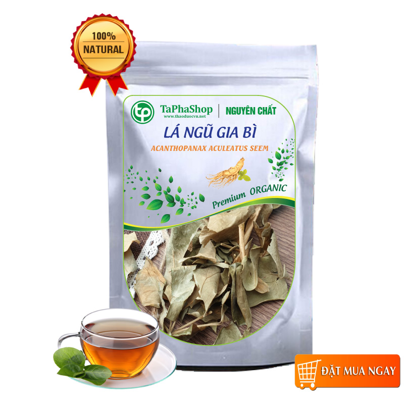 Lá ngũ gia bì sấy khô 500g - tấn phát