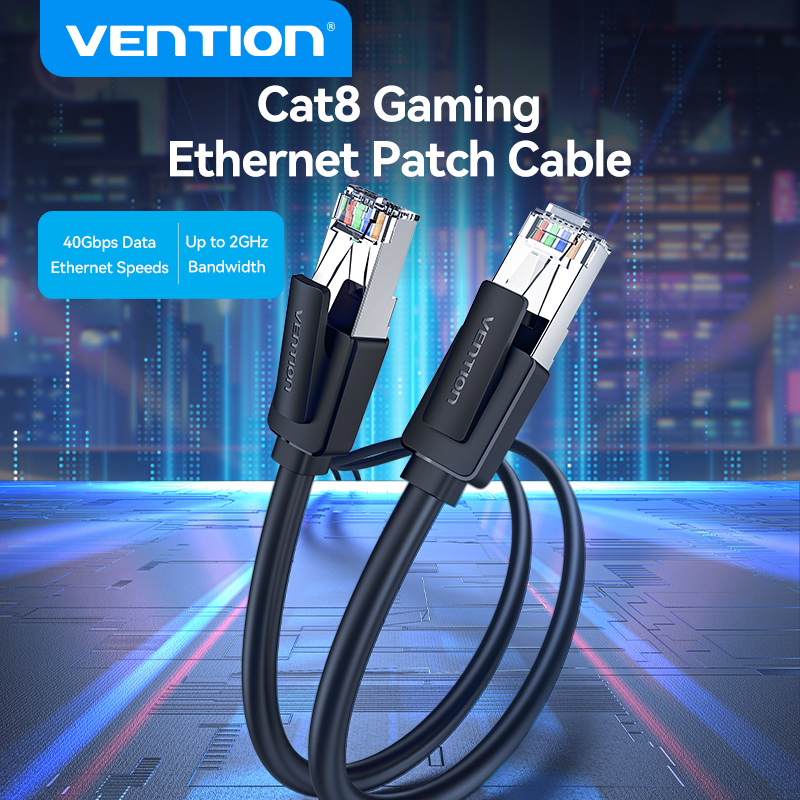 Cáp mạng Vention CAT8 SFTP 40Gbps 20000Mhz (mua sỉ thì ib)