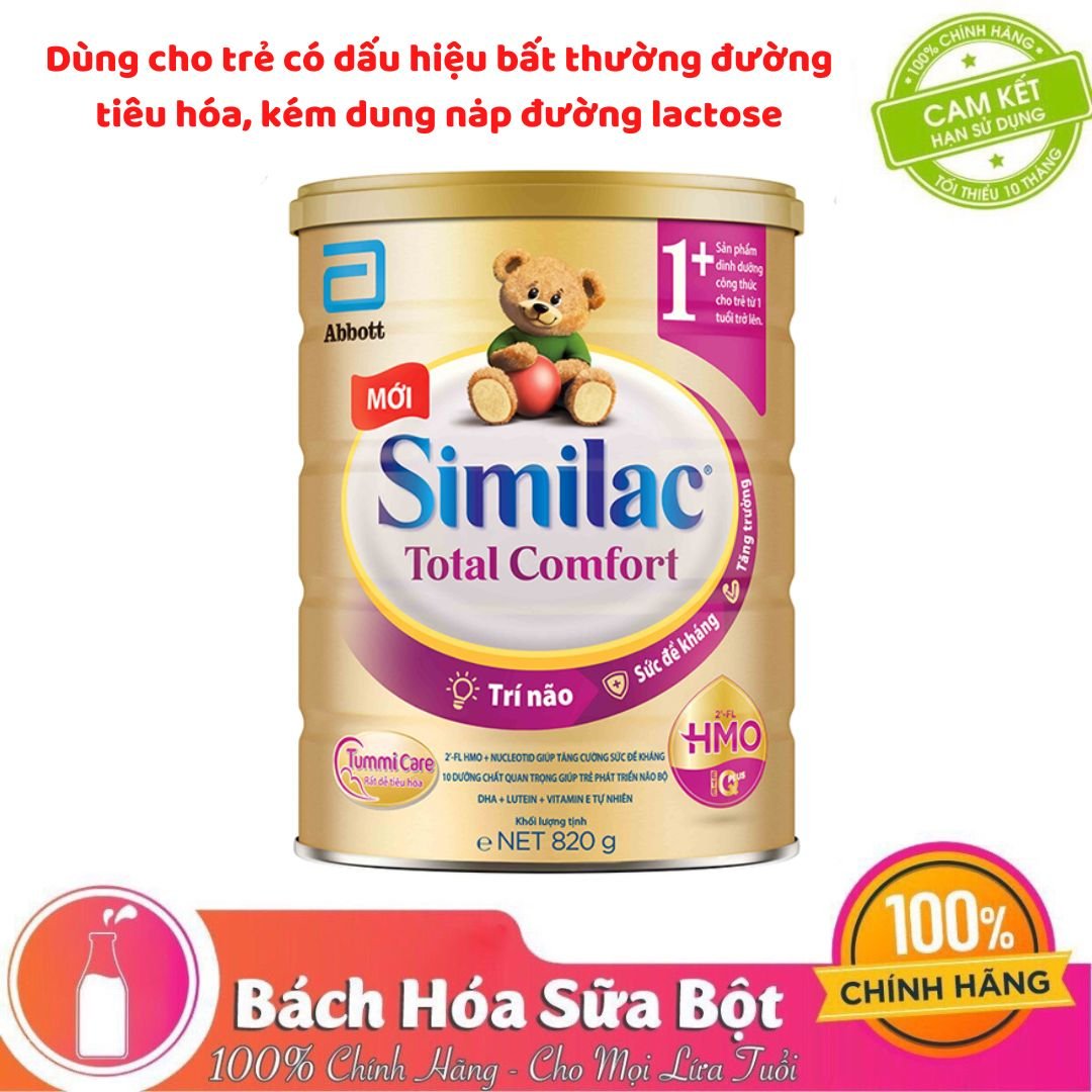 Sữa bột Similac Total Comfort 1+ - 820g (Dành cho trẻ từ 1 tuổi trở lên)