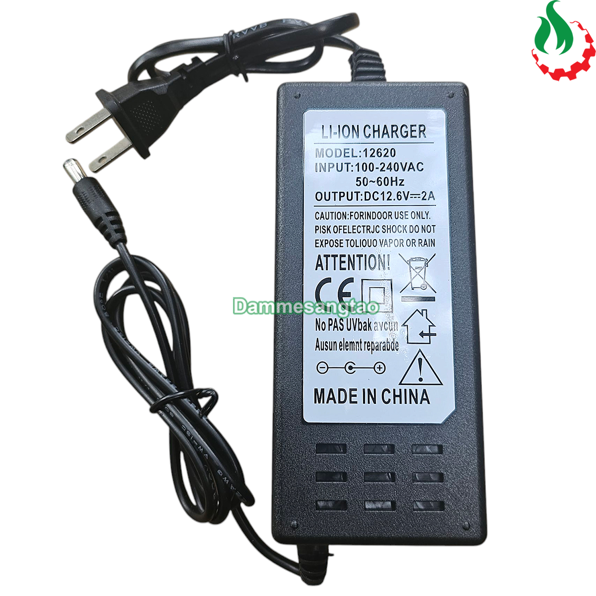 Sạc 3S 2A 12.6V dùng cho pin Li-ion 3.7V