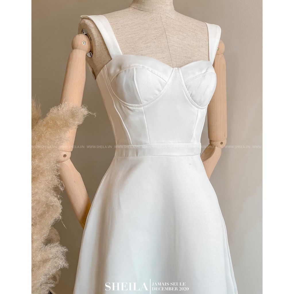 Sheila Đầm 2 Dây Cúp Ngực Wire Dress