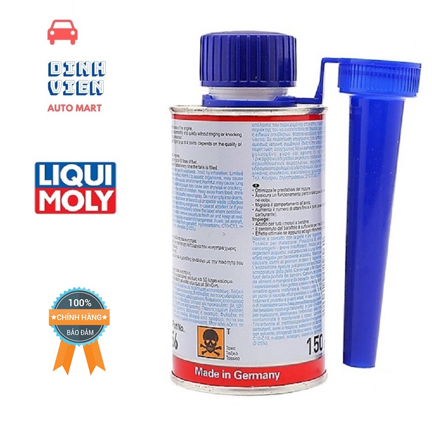 [HCM]Phụ Gia Tăng Chỉ Số Octan Liqui Moly Octane Plus 2956 (150ml)