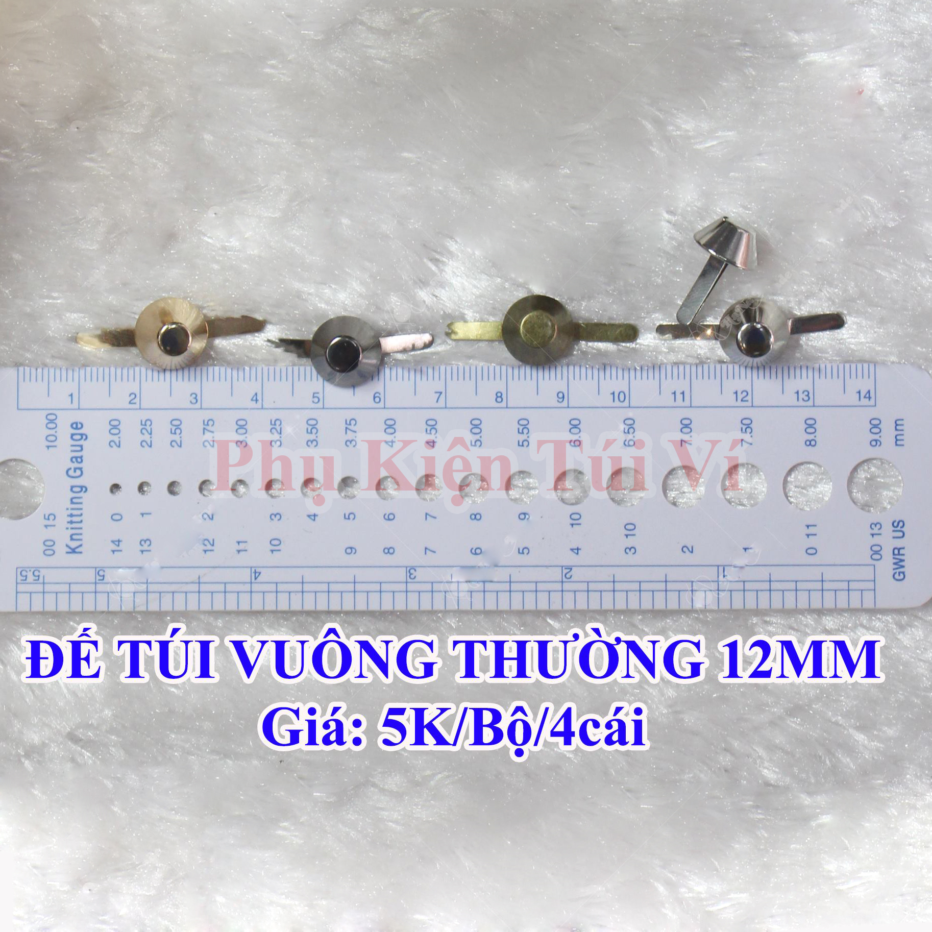 Regular Square Bag Base 12mm (15K/Set/4 Pieces)