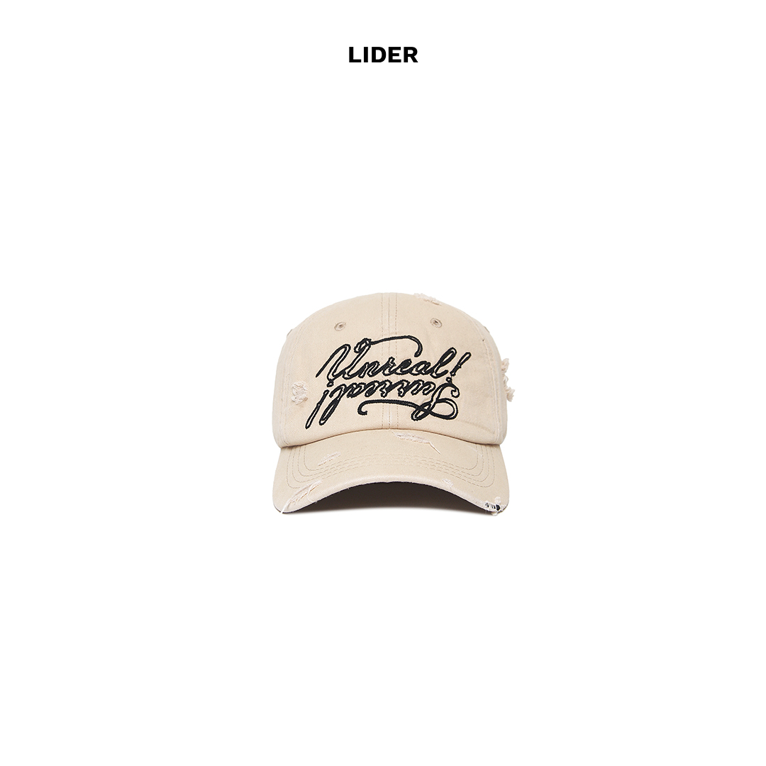 SURREAL WASHED CAP - Grey