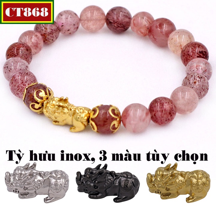 Quartz bracelet Strawberry 8 Cup maidservant retired stainless steel Gold VTADTTHHKV8