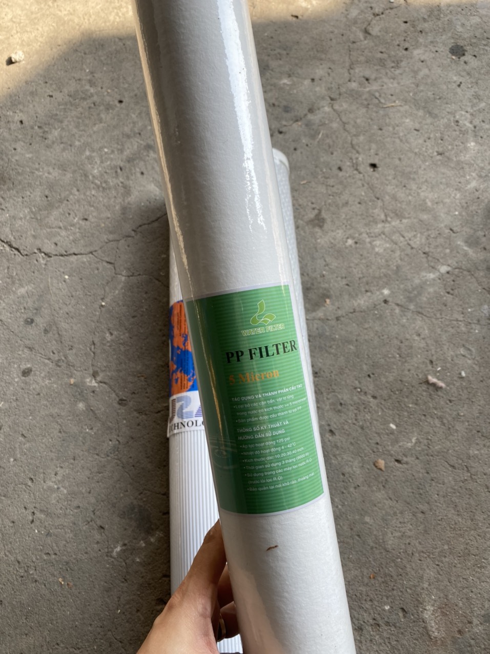 Bộ 3 lõi lọc thô 20 inch số 123