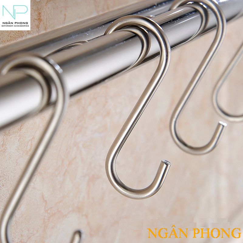 [HCM]KỆ TREO ĐỒ BẾP INOX 304