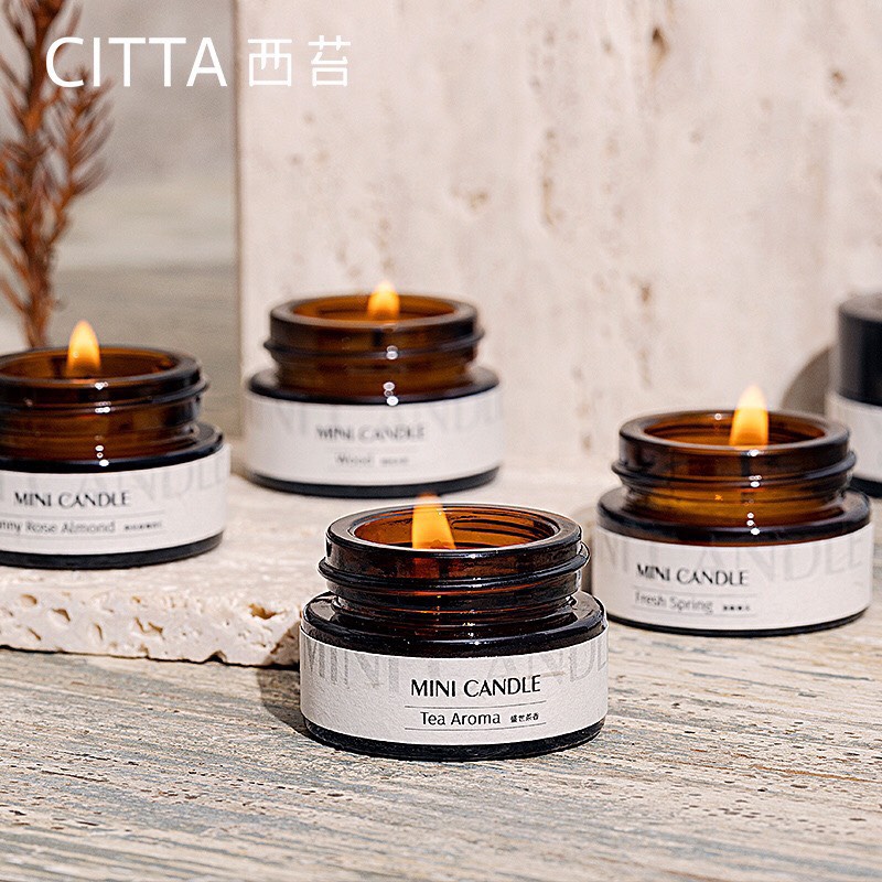 [HCM]Nến thơm cao cấp Citta Mini Candles (16 mùi lựa chọn) | Nến Thơm Lá Xanh