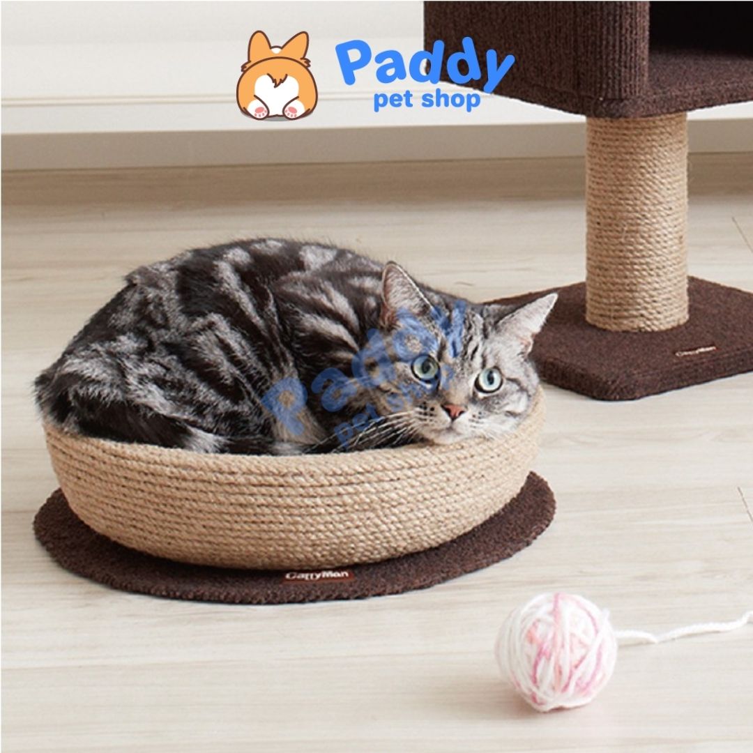 Ổ Nằm Cho Mèo Dây Thừng Cào Móng CattyMan (Dưới 6kg)