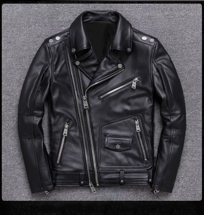 Áo khoác da nam Biker cao cấp-Da07
