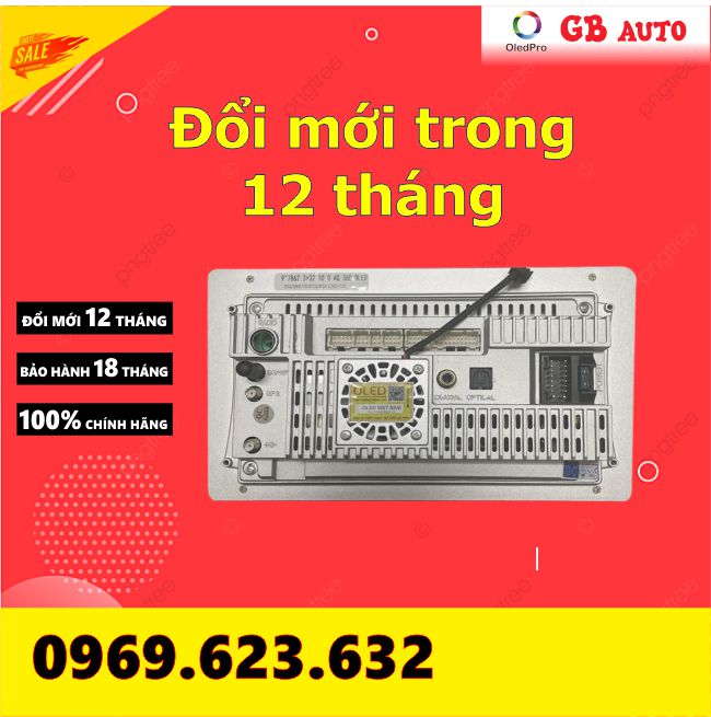 Màn hình android 9 inch OLED C2 kèm VIETMAP S1 bản quyền, tích hợp camera lùi, camera hành trình, ram 1gb rom 16gb