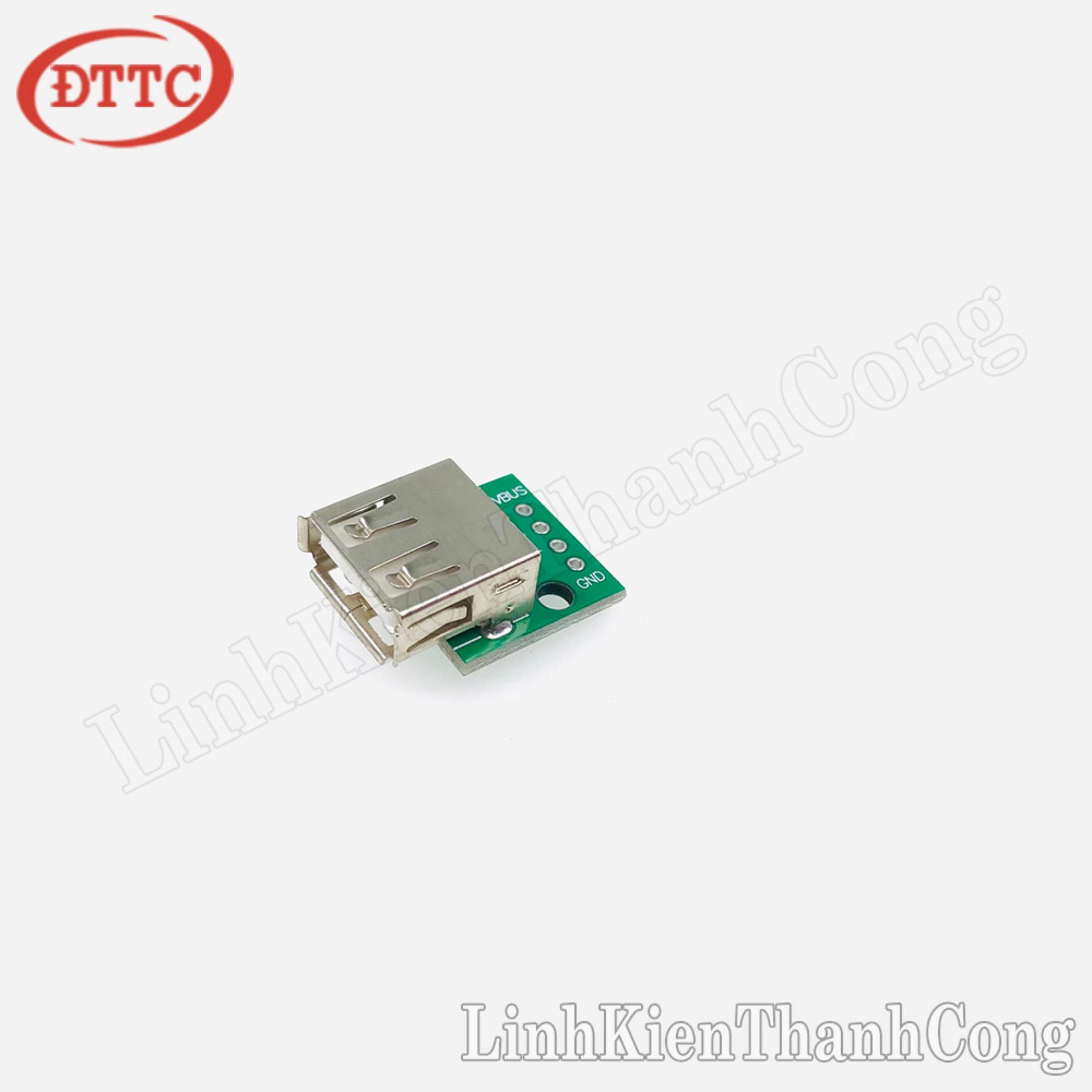 Module USB Chuyển Đổi USB 2.0 (Loại Cái) Sang DIP 4P 2.54