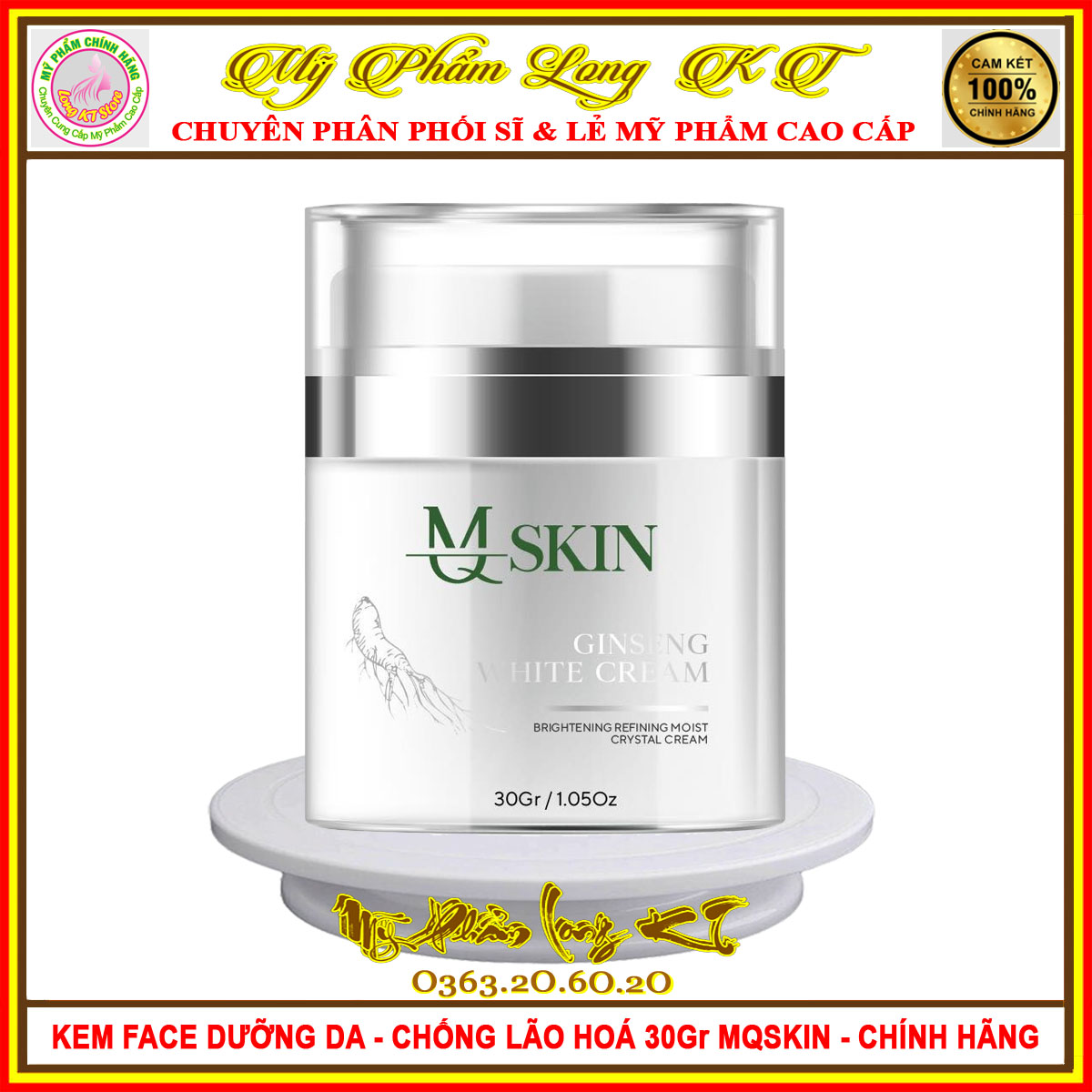 [MQSKIN]KEM DƯỠNG DA MẶT FACE MQ SKIN 30ML - MỸ PHẨM MQSKIN