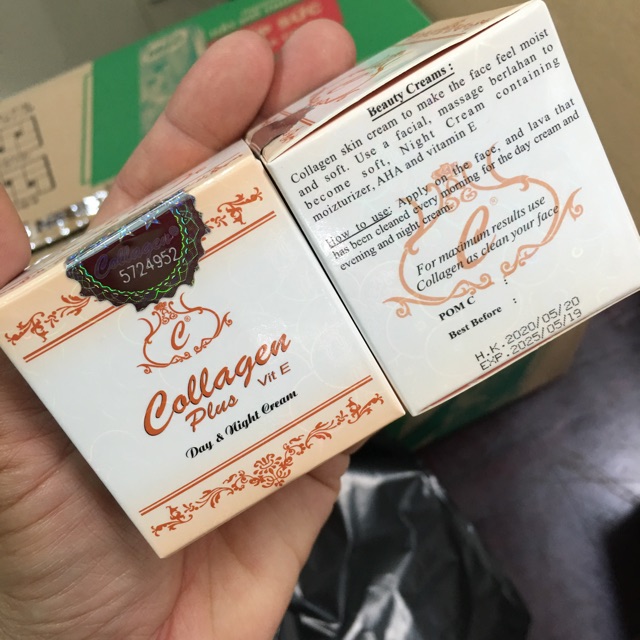 Bộ kem cao cấp colagen Plus Vit e (kem ngày đêm kèm xà phòng)
