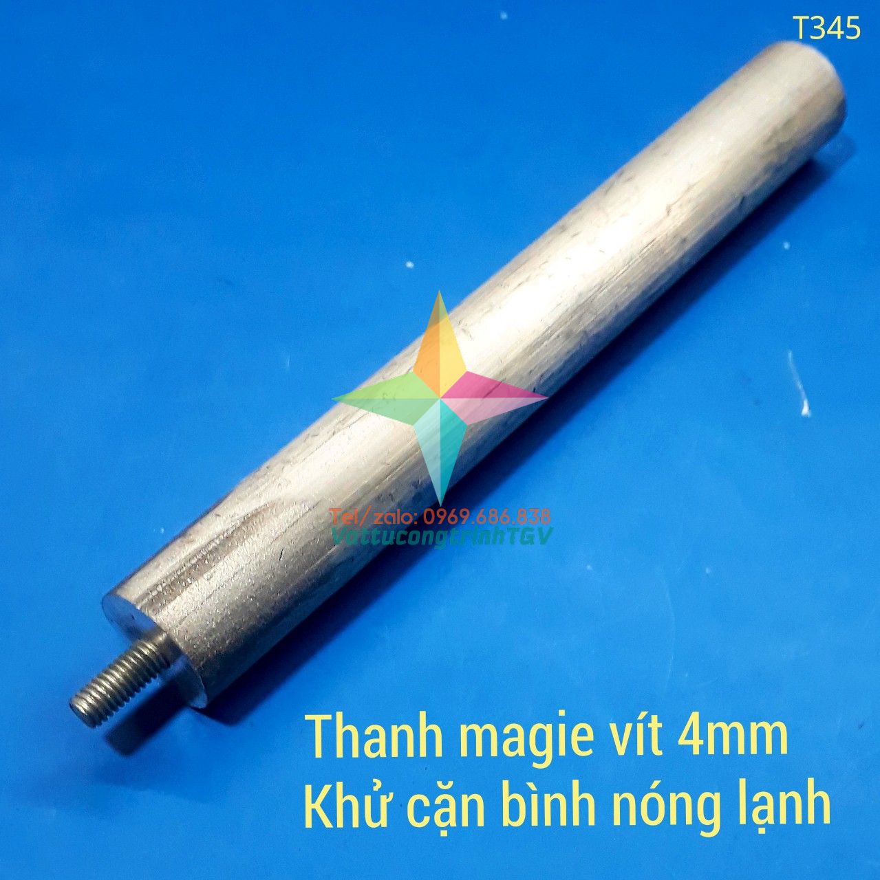 Thanh Magie chống bám cặn AMTS cho bình nóng lạnh vít 4mm