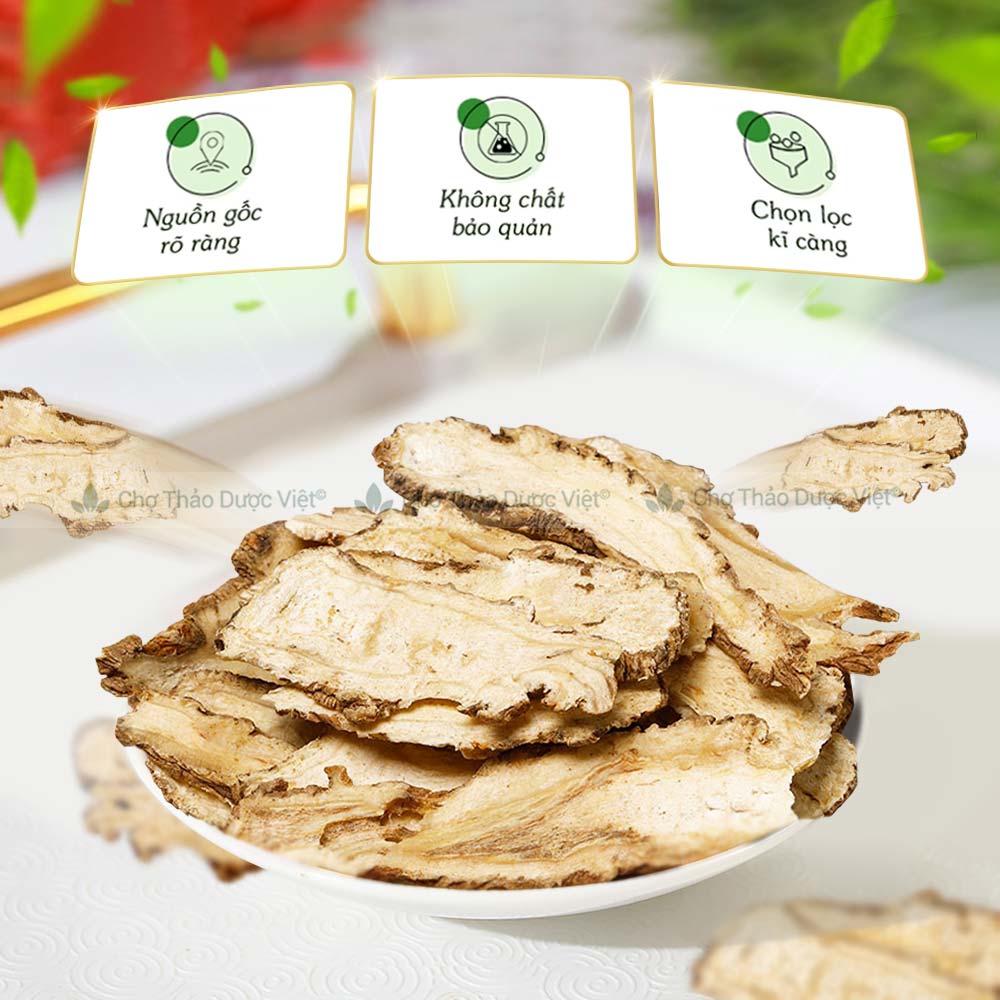 Dang Gui 100g, Thinly Sliced, Dried, White, Fragrant - Viet Herbal Market