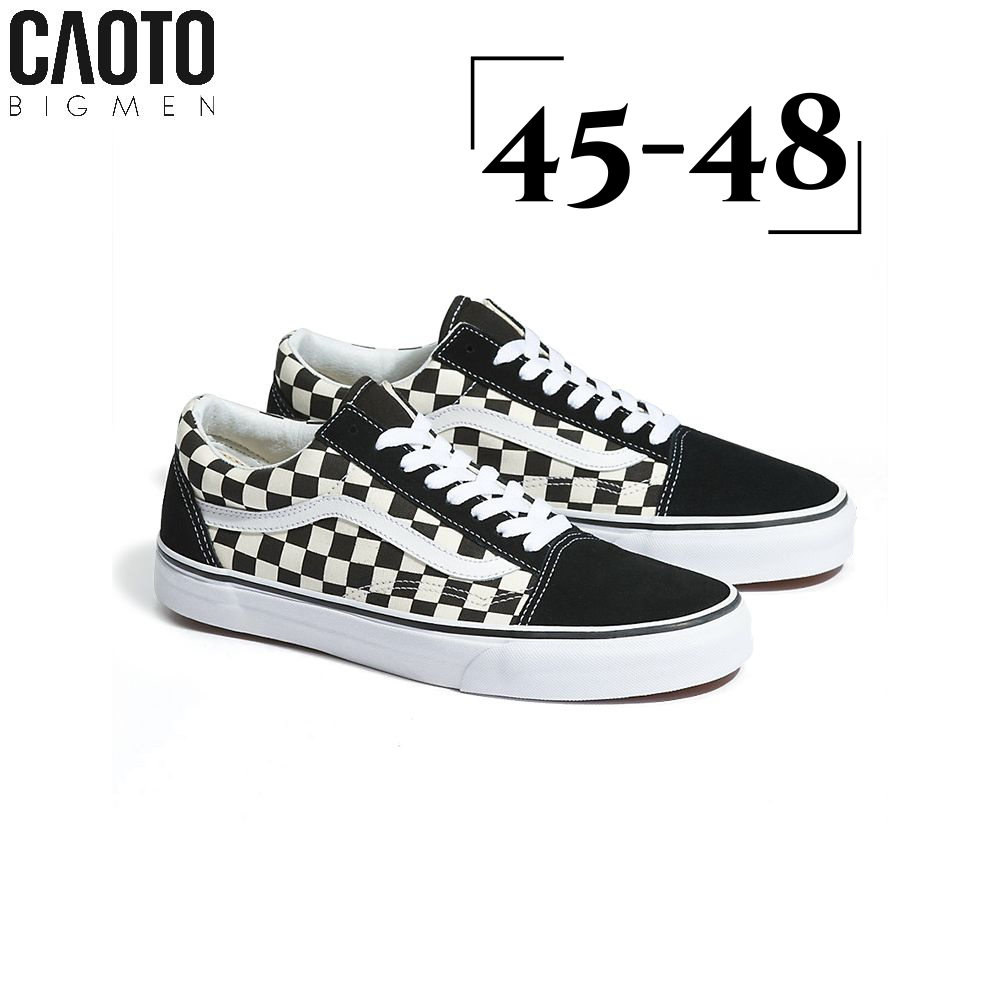 Giày Sneaker Vans Big Size Black & White Caro - Giày Sneaker Big Size Nam 45 46 47 48 Giày Sneaker Vans Big Size Black & White Caro - Giày Sneaker Big Size Nam 45 46 47 48
