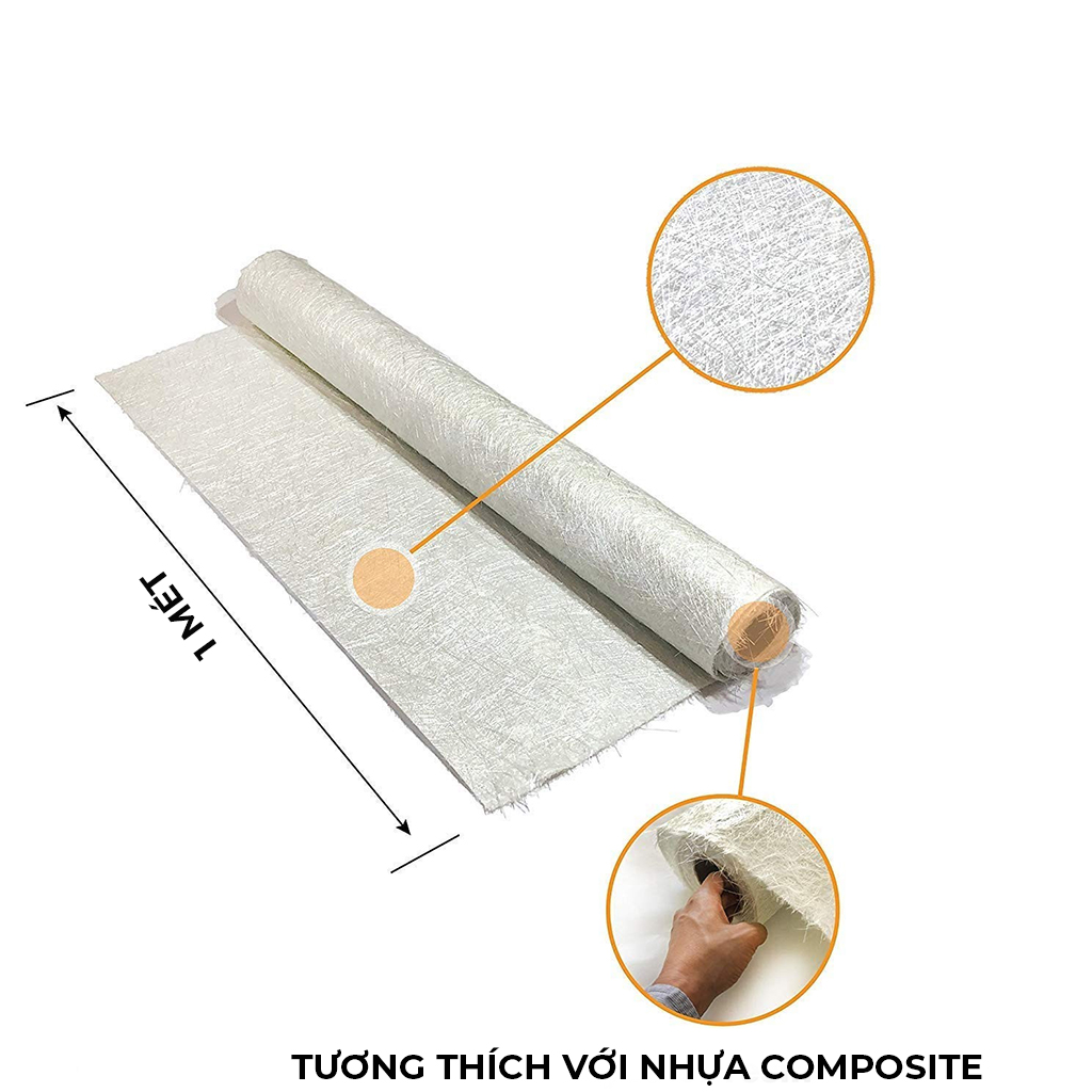 Nỉ Sợi Thủy Tinh Cho Pô Xe - 2M X 1M