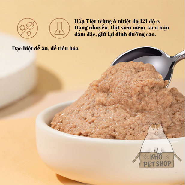 PATE LON FURRY TAIL DẠNG NHUYỄN 170GR