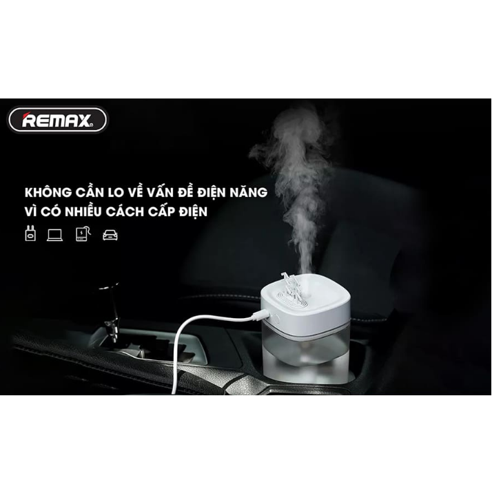 [HCM]Máy Tạo Độ Ẩm Để Bàn Remax Rl-Hm01 Black Forest Series