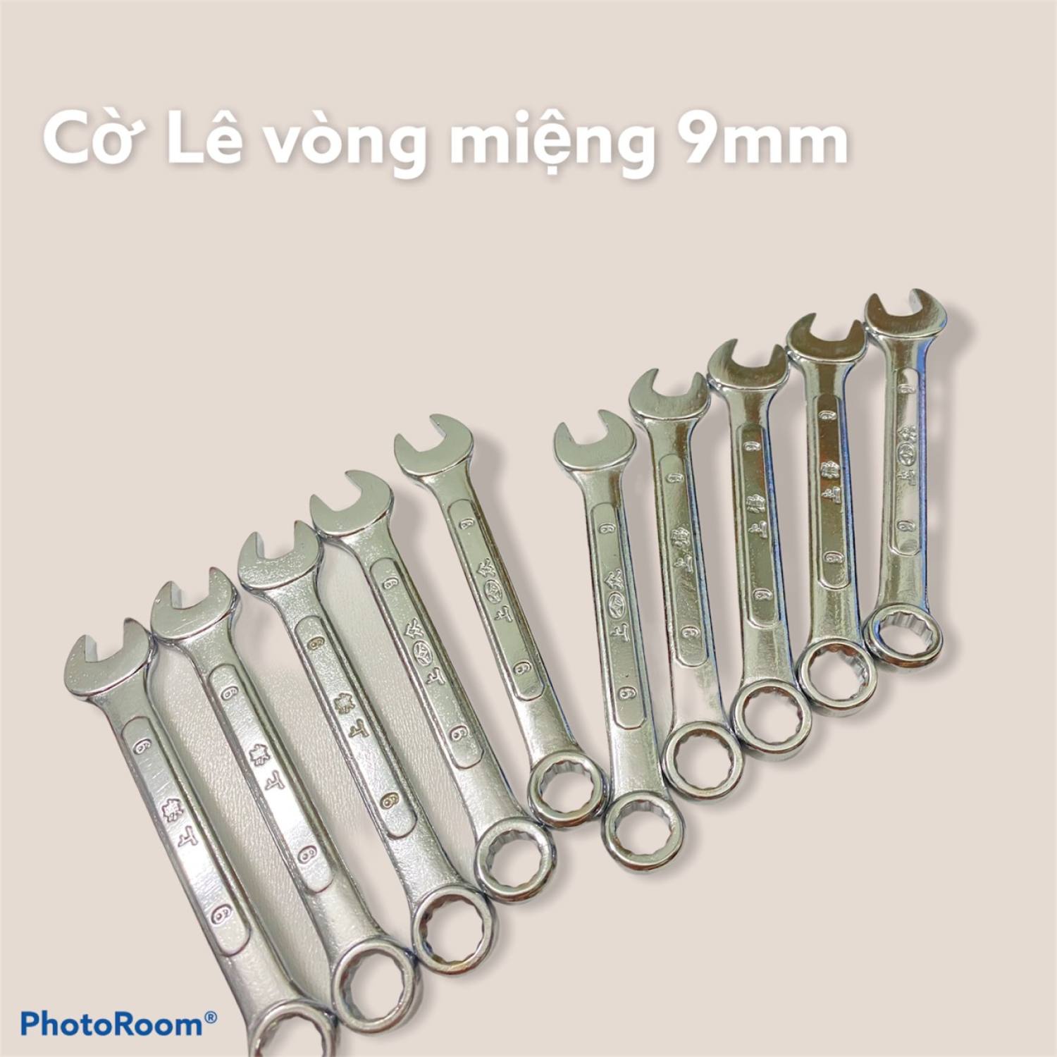 Cờ lê vòng miệng 9mm 2 đầu