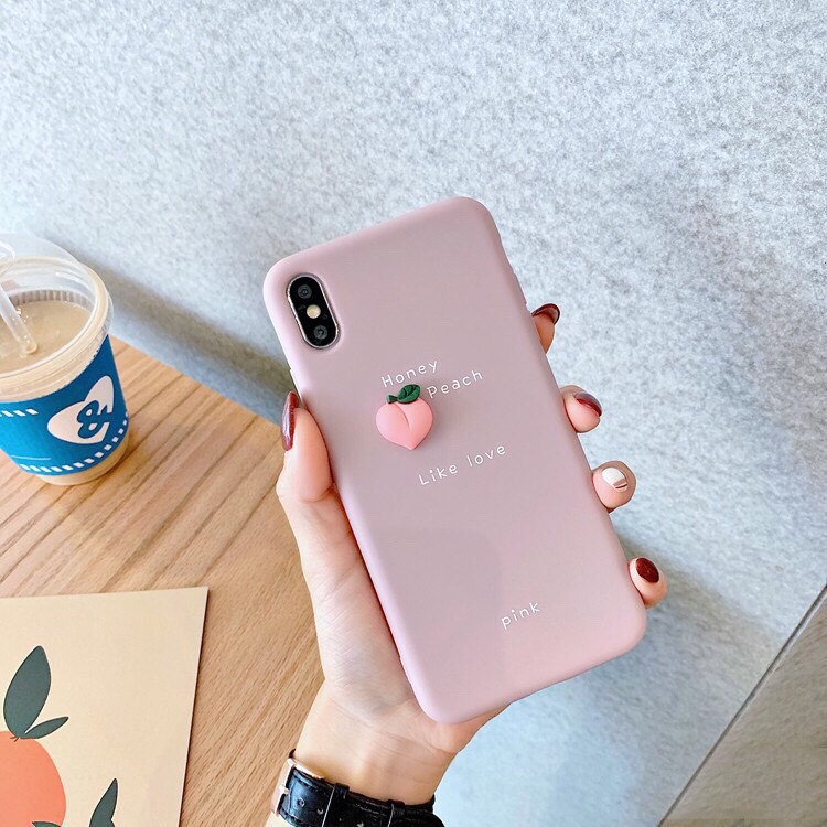 Ốp lưng iphone tpu gắn trái cây