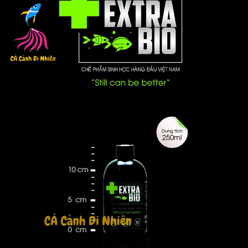 Men vi sinh Extra Bio 250ml -Chế phẩm xử lý nước cho hồ cá