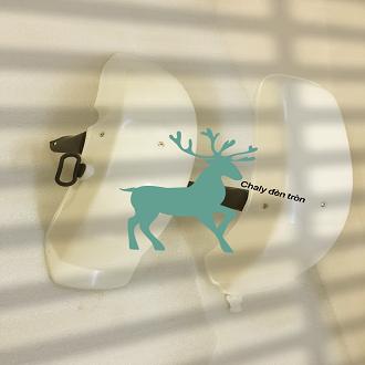 [HCM]BỘ DÈ XE CHALY ĐÈN TRÒN  DÈ XE