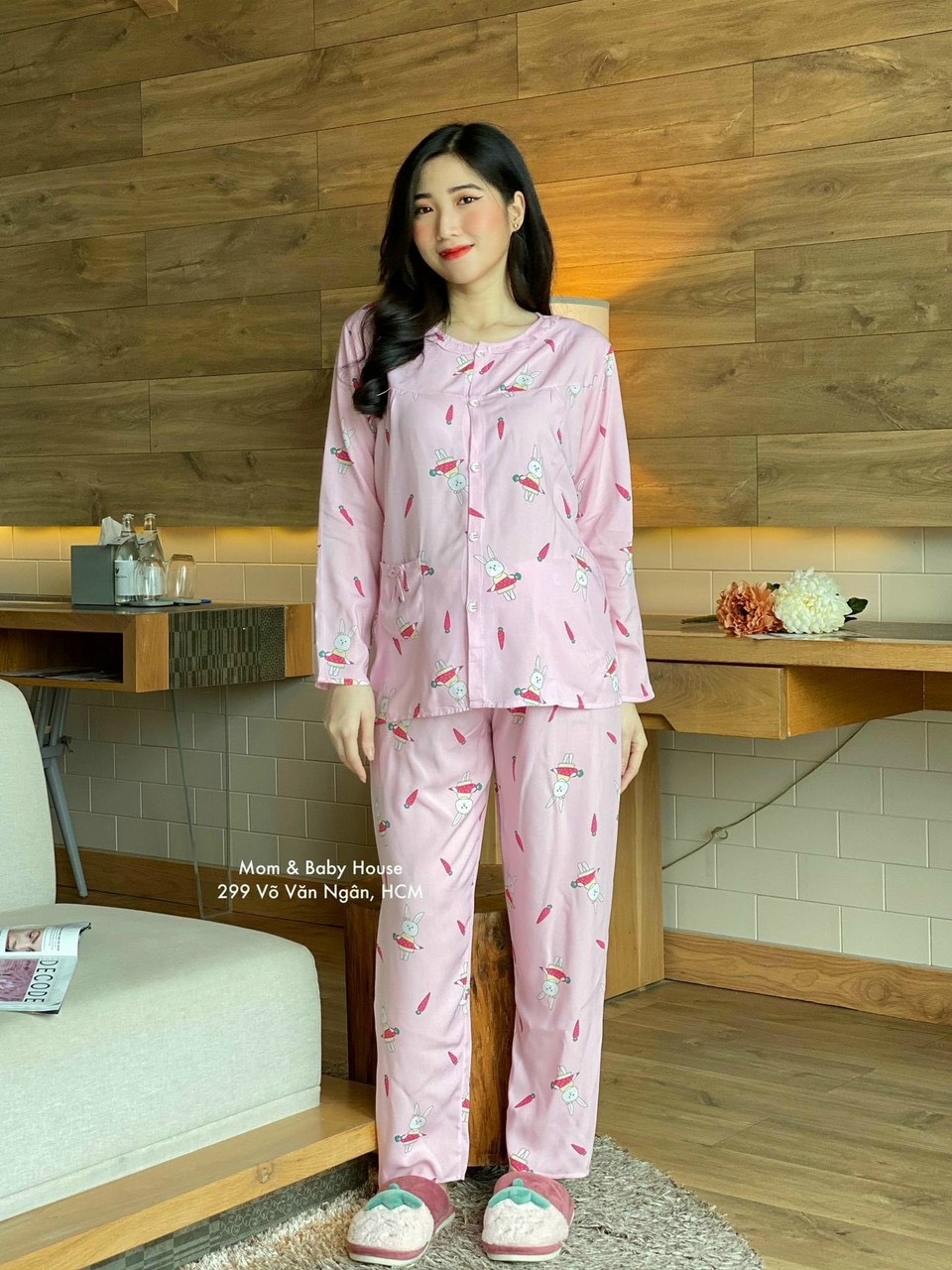 40% giảm bộ lanh lụa có chun chỉnh bụng cho mẹ bầu và sau sinh có size
