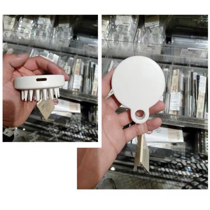 Lược Gội Đầu Silicon Muji Giảm Rụng Tóc