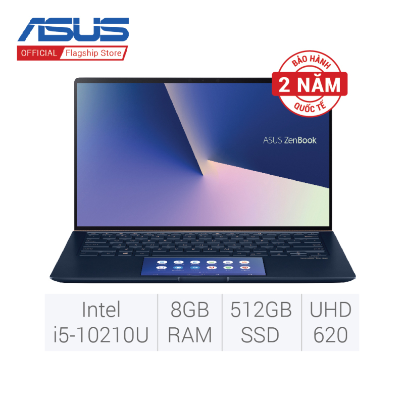 Laptop ASUS ZenBook UX334FAC-A4059T (i5-10210U  8GB  512GB  Intel UHD Graphics  13.3 FHD  Win 10)