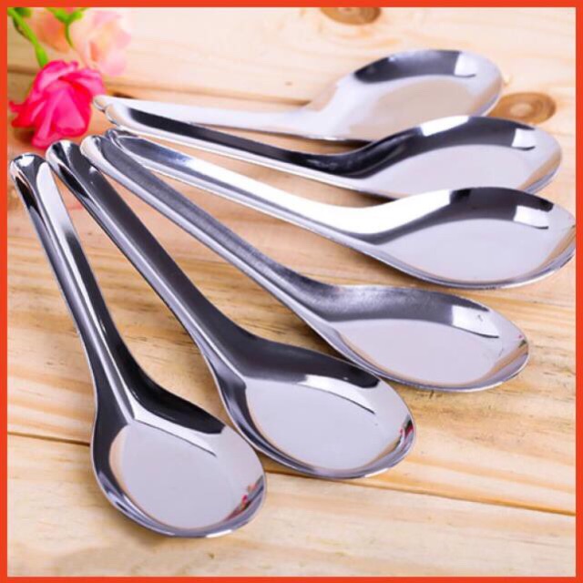 Combo 5 Thìa Phở Bằng Inox