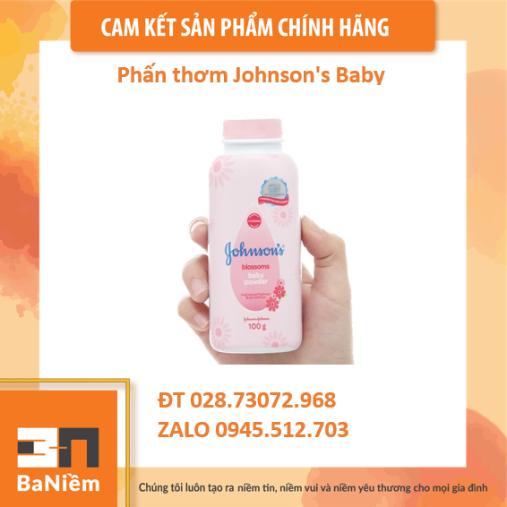 Phấn HỖ TRỢ Rôm Sảy Chính Hãng Johnson Baby