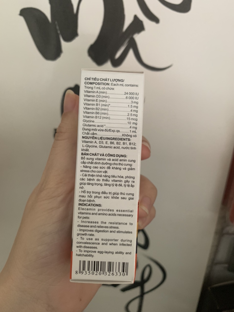 [HCM]Dung dịch ElecAmin DB chai 20ml