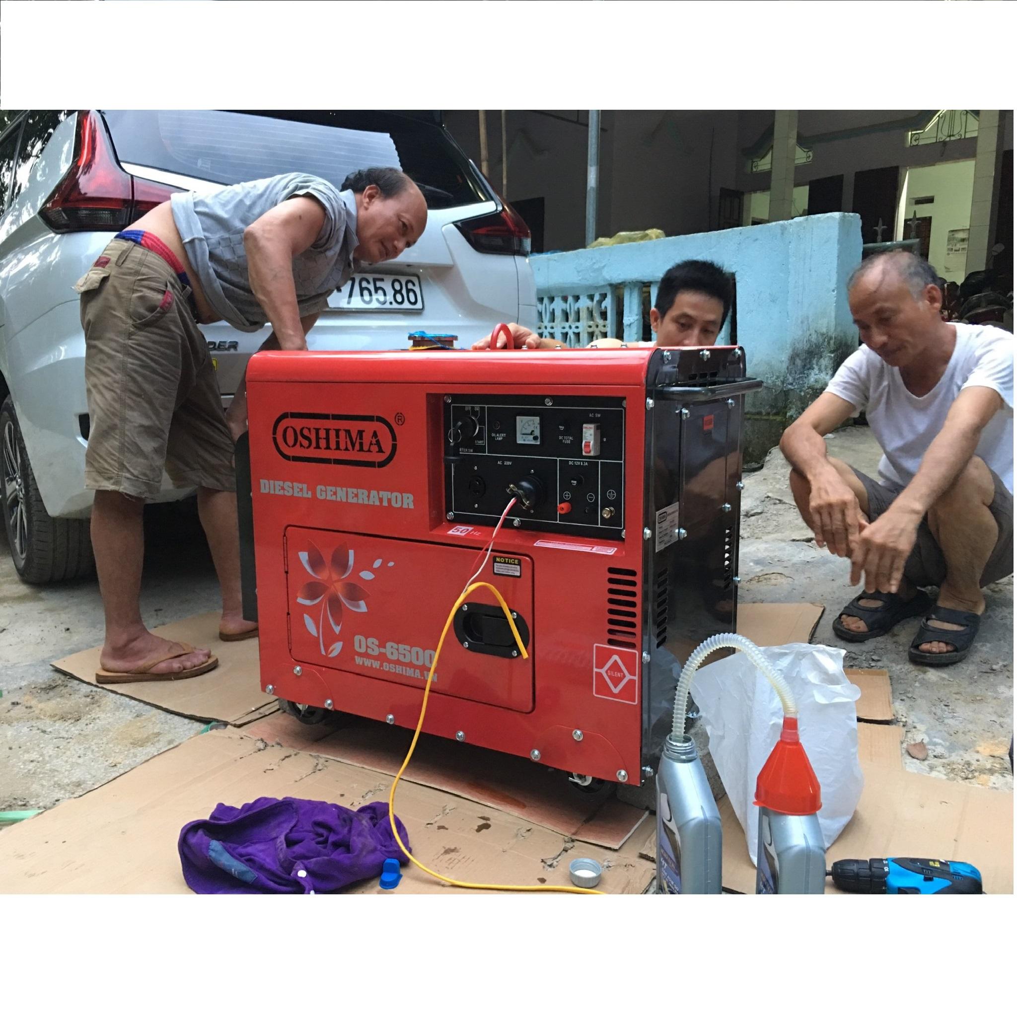 Máy Phát Điện Chạy Dầu 5kw Oshima 6500