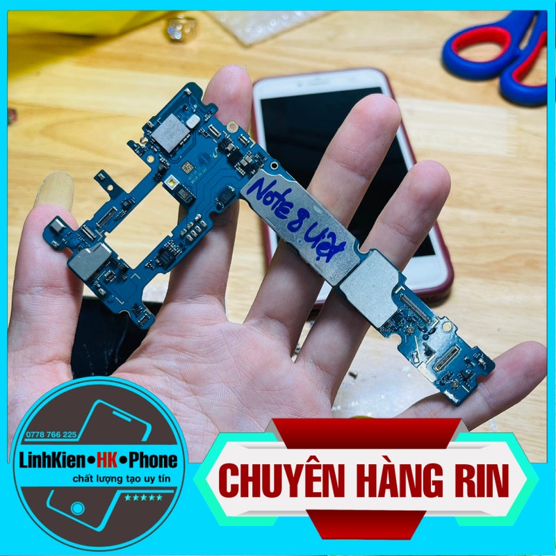 Main samsung note 8 bản việt nam n950f rin bóc máy / mainboard / bo mạch chủ samsung note 8 n950 sm - n950f