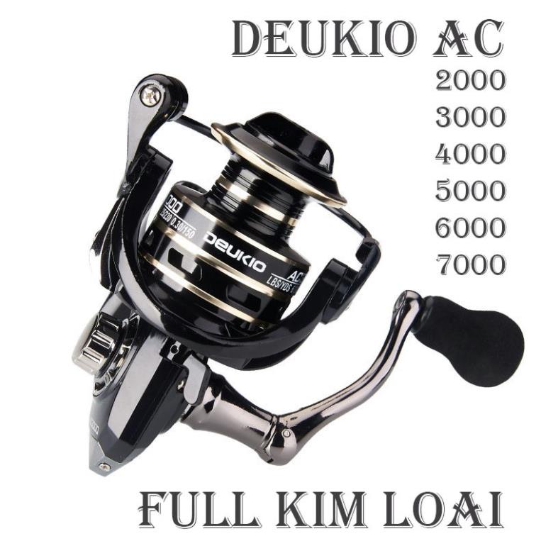 Máy Câu Cá DEUKIO AC 2000 đến 7000 siêu khỏe máy câu cá dekukio AC