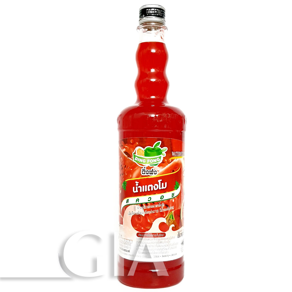Siro Thái Dingfong hương dưa hấu chai 760ml si rô thái lan, syrup pha trà, trà sữa, đá bào, siro dingfong