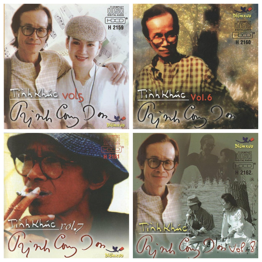 [MDCD] Bộ 4 Đĩa CD Nhạc Trịnh Công Sơn Vol 5678