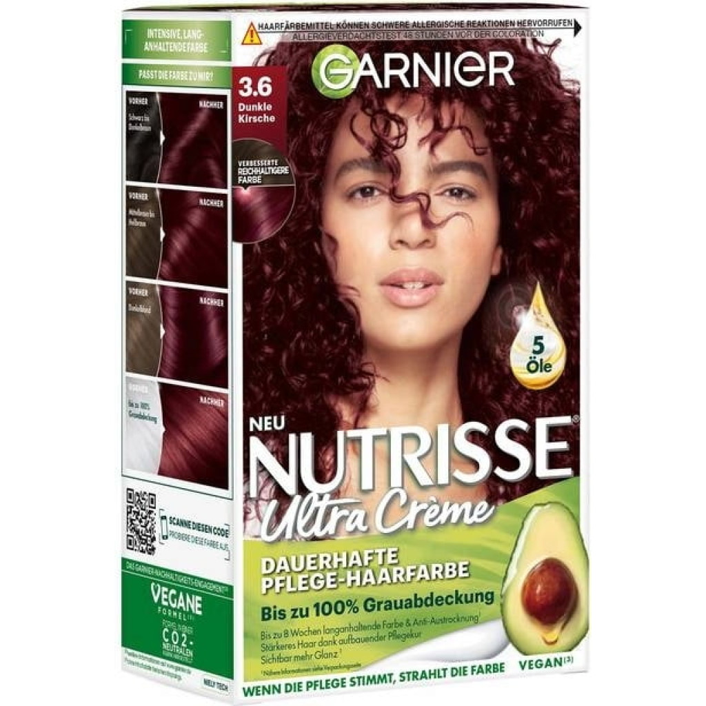 [Hàng Đức chính hãng.HN] thuốᴄ nhuộm tóc garnier nutrisse creme {hangducairberlin}