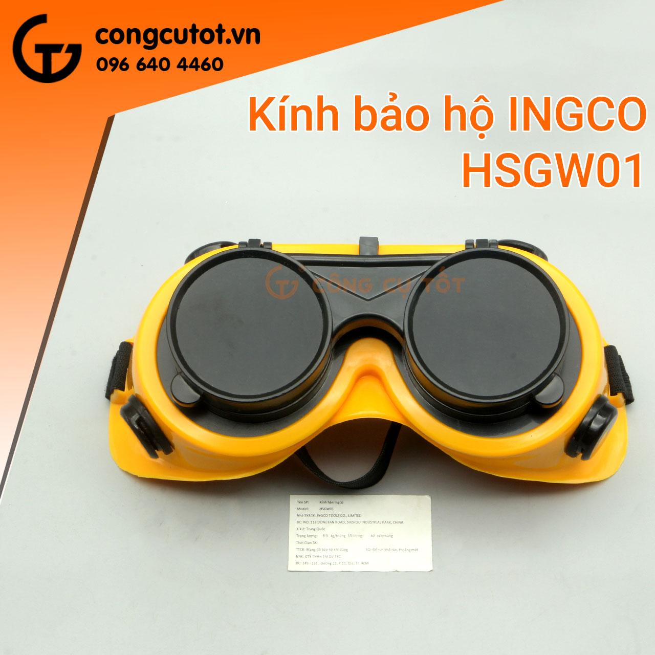 Kính bảo hộ INGCO HSGW01