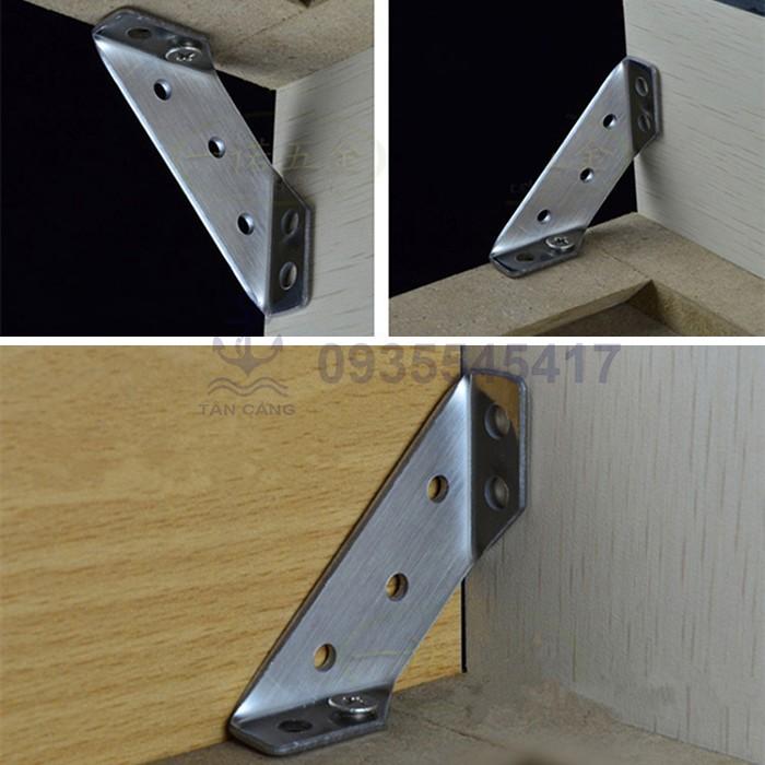 1 cặp Ke Góc Inox Size 1 - 65mm