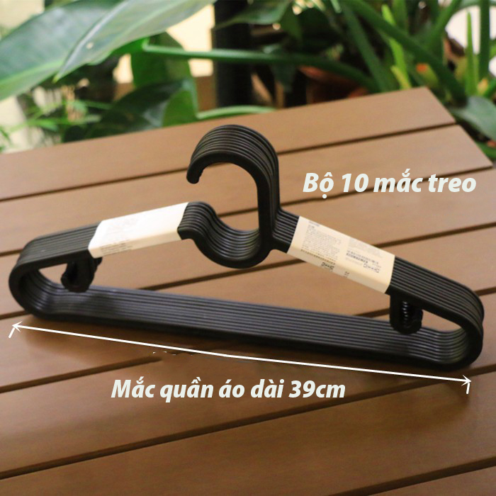 Bộ 10 móc mắc treo quần áo Spruttig IKEA