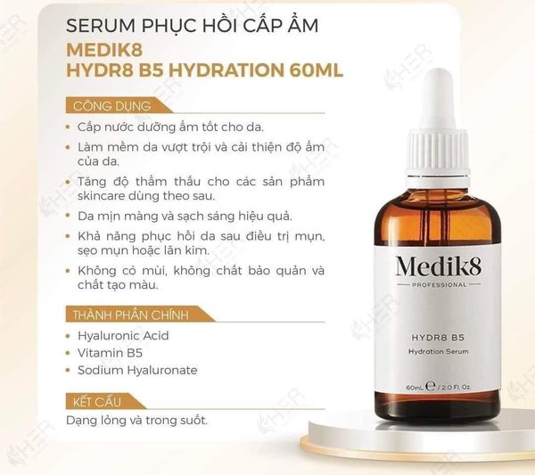 Serum cấp ẩm B5 Medik8 ( 30ml và 60ml)