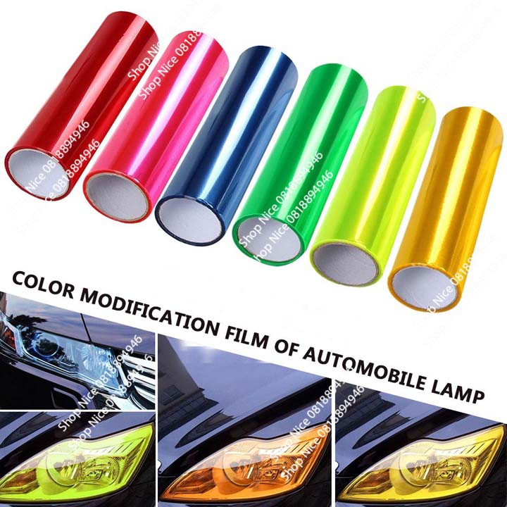 Decal dán pha đèn xe máy ô tô Khổ 60cm