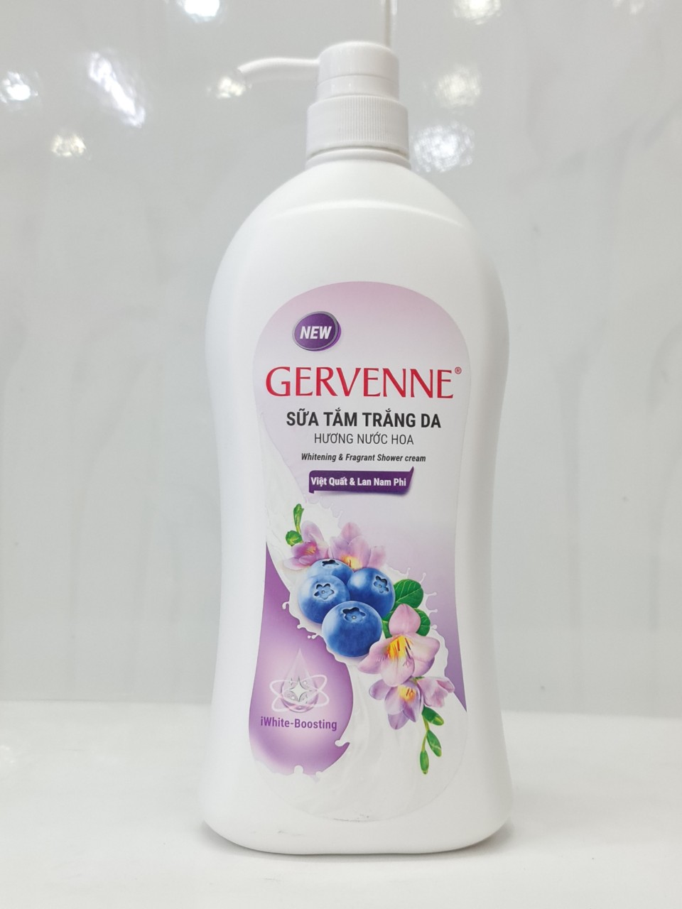 Sữa Tắm Dê Dưỡng Ẩm Trắng Da GERVENNE 900g